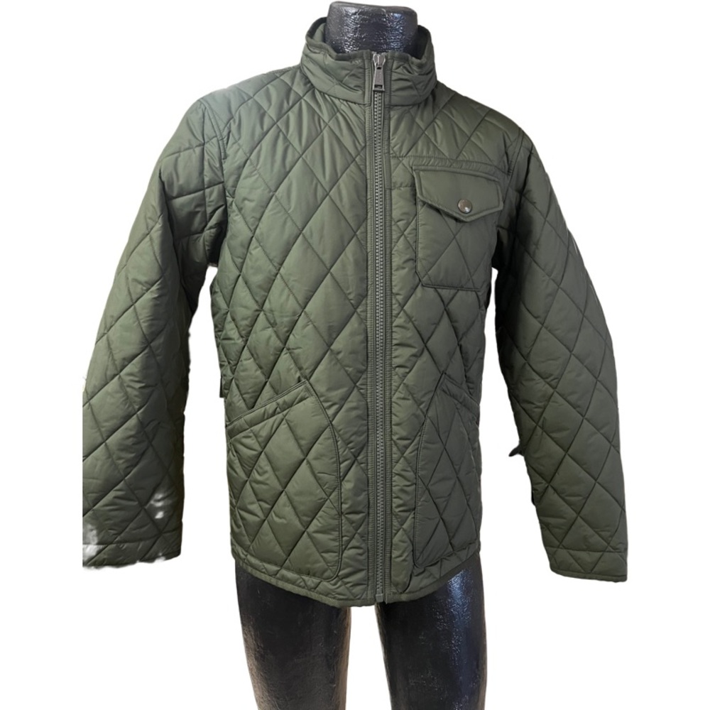 Polo Ralph Lauren Quilted Newbury Water Repellent Zip Army Olive Jacket